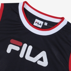 Fila Mesh Sleeveless - Naisten Mekot - Laivastonsininen | FI-30328